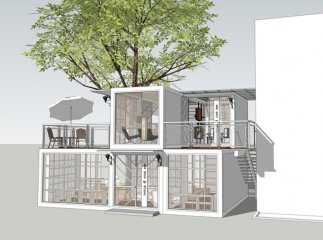 這集裝箱都要美爆了！創(chuàng)意集裝箱民宿酒店設(shè)計(jì)